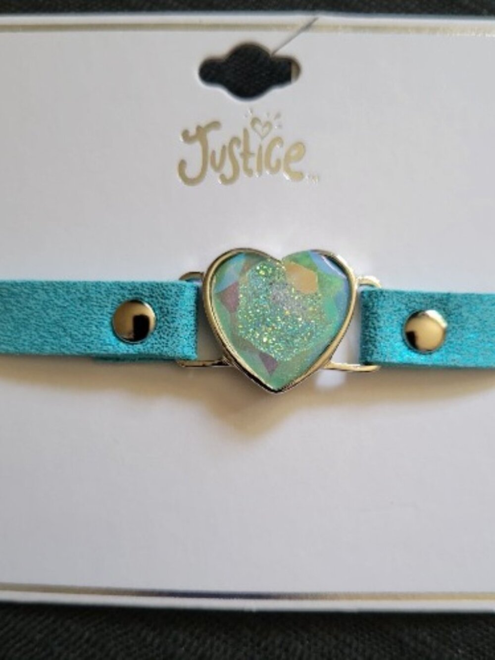 Girls Fun Moon Stone Heart on Colorful Bands